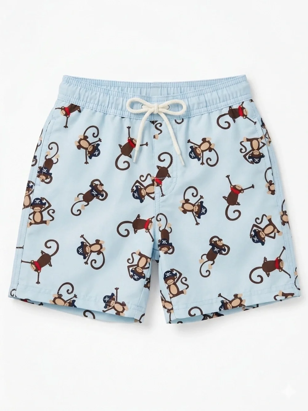 Gymboree “Monkeying Around” Light Blue Toddler Swim Shorts Size 2T